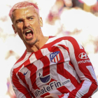 Griezmann le dio tres puntos de oro al Atlético de Madrid con un doblete frente al Almería. KIKO HUESCA