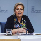 La vicepresidenta y portavoz de la Junta, Rosa Valdeón. R. GARCÍA