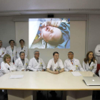 Imagen del equipo médico que realizo la intervención.