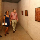 Alejandro Sarmiento, Susana Téllez y Adolfo Alonso, ayer en la sala La Cripta.