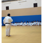 Un momento del entrenamiento en la Universidad de León. DL