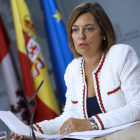 La portavoz de la Junta, Milagros Marcos. NACHO GALLEGO