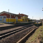Imagen de archivo de la estación de Feve de San Feliz de Torío, actualmente en obras.
