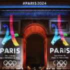 Momento en el cual se mostró el nuevo logo de la candidatura París 2024.