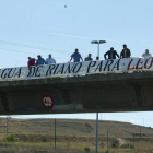 Una de las muchas protestas llevadas a cabo en León, ésta en 2002, para frenar el trasvase. NORBERTO