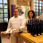Fernando Fernández, Miguel Martínez, Carmen Gómez y Alberto Blanco, ayer en Ene.Térmica.