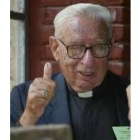 Ignacio Prieto en un momento de la decimoquinta convivencia de misioneros en León