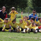 Formación del Loyola prebenjamín, campeón de Liga del grupo 1.