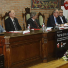 De Arribas, Izpisua, Marín, Bascuñán y Pérez, durante la entrega del premio Syva. MARCIANO