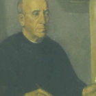 Retrato del padre César Morán, obra de José Manuel González Ubierna.