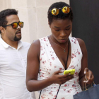 María José Abeng, madre biológica del niño entregado por orden judicial. MIGUEL ÁNGEL POLO
