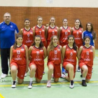 Formación del Baloncesto Femenino León Júnior.
