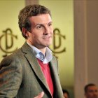 El presidente del PP, Pablo Casado, en un acto de partido en Albacete el pasado día 30.
