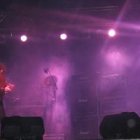 Un momento de la actuación de Barón Rojo en las fiestas de Valencia de Don Juan de 2007.
