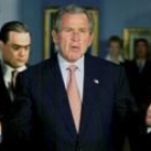 El presidente Bush en una reciente visita a Houston