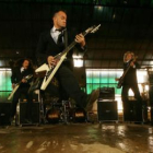 Brigi, Natxo, Rafa y Juan Carlos, todo un espectáculo en el escenario.