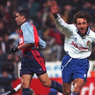 Juanele en su etapa en el Real Zaragoza.