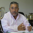 El presidente de la Deportiva, José Fernández Nieto, espera cerrar hoy la llegada del entrenador. L. DE LA MATA