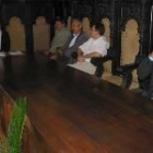 De izquierda a derecha, Alija, Ortiz, Burgos, Valenzuela y Perandones en la apertura de la plica