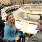 La consejera de Hacienda, Pilar del Olmo, en un Consejo de Política Fiscal y Financiera.