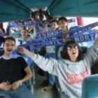 Los seguidores blanquiazules ya festejaban antes de partir