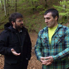 Jordi Évole e Iñaki Rekarte durante la entrevista en el programa 'Salvados'.