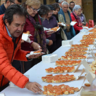 Imagen de archivo de la degustación de la Tapa de Ajo. MEDINA