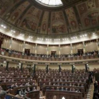 Vista del Congreso de los Diputados, donde el martes votarán los grupos políticos.