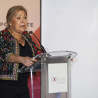 La vicepresidenta Rosa Valdeón clausuró una jornada de la Fundación Execyl. R. GARCÍA