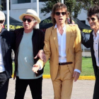 Los Rolling Stones (Charlie Watts, Keith Richards, Mick Jagger y Ron Wood), en Santiago de Chile el pasado 1 de febrero.