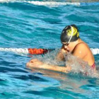 La nadadora leonesa Irene López, en una imagen de archivo.