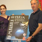Laura Álvarez y Miguel Ángel García en la presentación.