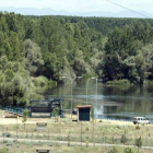 Imagen de archivo de la estación de bombeo de Villalobar, que abastece al Páramo Bajo.