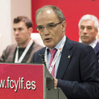 Marcelino Maté sigue con la rueda de consultas con los clubes de Castilla y León. FCYLF