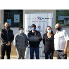 Foto de familia de los dirigentes de CB en esta zona del Bierzo. DL