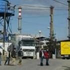 Imagen de varios trabajadores y sindicalistas de Roldán