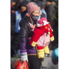 Una madre en Pekín.