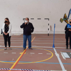Carrera y Bailez, durante una de las jornadas. DL