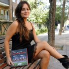 Patricia Cazón es la autora del libro ‘Hasta siempre Vicente Calderón’ (Plaza & Janés). RAQUEL P. VIECO