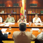 Un momento de la reunión mantenida el pasado 27 de junio.