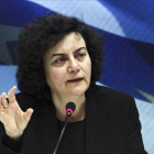 La viceministra de Finanzas griega, Nadia Valavani.
