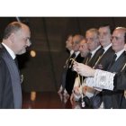 El presidente del Tribunal Constitucional, Francisco Pérez de los Cobos, durante su toma de posesión como magistrado del alto tribunal en enero del 2011.