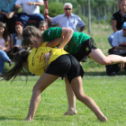 La federación organiza un encuentro de lucha leonesa femenina. A.B.