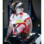 Andrea Marcos firmó una actuación destacada en el Mundial. RFETA