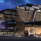 Recreación virtual de la nueva terminal del aeropuerto