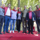 Cabeza de cartel de la fiesta de la rosa en Boñar. FERNANDO OTERO PERANDONES