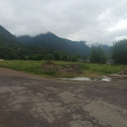 Imagen de los terrenos proyectados para el Parador que ahora cede el Ayuntamiento de Villablino para el centro humanitario. Araujo