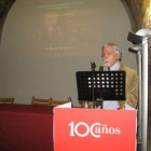 Martín Martínez, autor del libro del centenario, presentó el trabajo.