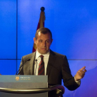 Sandro Rosell, durante la asamblea ordinaria del Barça, el pasado 5 de octubre.