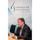 El presidente de la Cámara de Contratistas, Enrique Pascual. VALTERO
